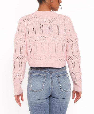Cropped length sweater